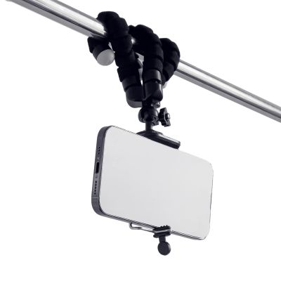 4. Eleastic tripod for a phone and a selfie camera