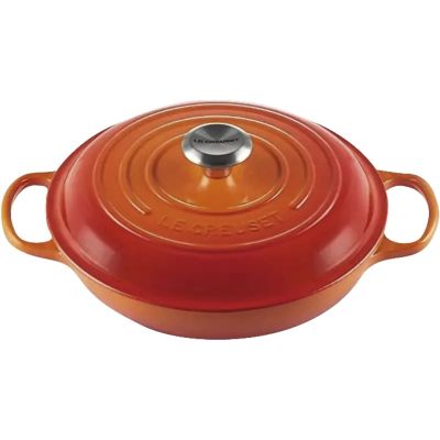 Le Creuset Gourmet Professional 30cm Round Oven Pot, Red