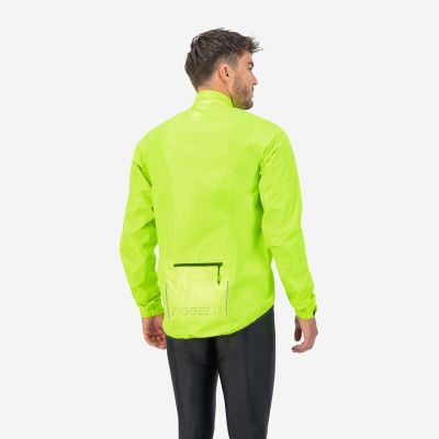 4. Rogelli CORE Fluorescent Rain Jacket 5XL