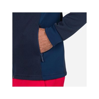 7. Rossignol Cieloalto Fleece Fz Navy Blue Sweatshirt