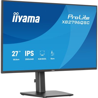 iiyama ProLite XB2796QSC-B1 computer monitor 68.6 cm (27") 2560 x 1440 px Quad HD LED Black