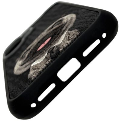 4. Nimmy Big Eyed Pet 2.0 Dog Case for iPhone 17 - Black