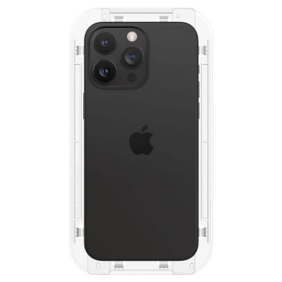 6. Spigen Glas.tR EZ Fit FC Tempered Glass for iPhone 15 Pro Max - Black