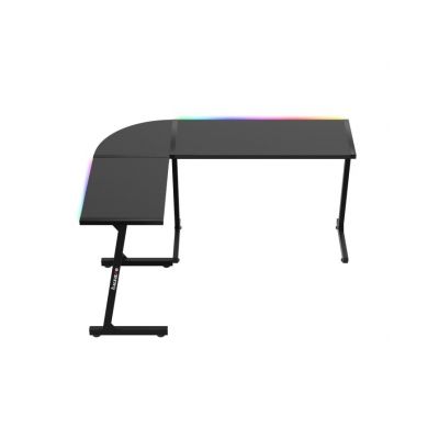 14. Huzaro Hero 6.0 Black RGB Gaming Desk