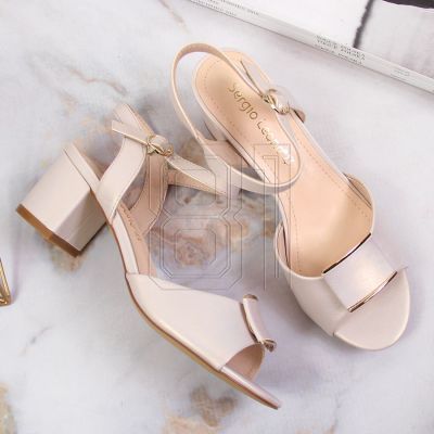 10. Sandals on the post of Sergio Leone W SK139F beige