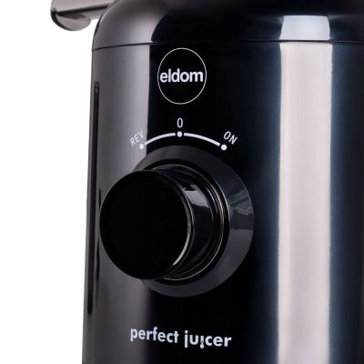 24. ELDOM SLOW JUICER PJ350 250 W BLACK TWO FILTERS NEW GENERATION HEAVY PRESS