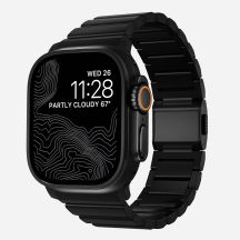 NOMAD Titanium Band - titanium bracelet for Apple Watch 46mm/49mm (black hardware) V2