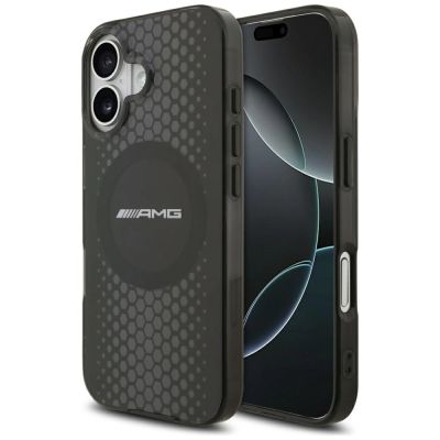 AMG Double Layer Transparent Graphics MagSafe case for iPhone 17 - black