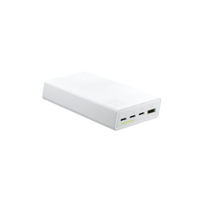 10. GREEN CELL POWERBANK POWERPLAY 20S WHITE 20000MAH 22.5W 3X USB-C PD 1X USB-A