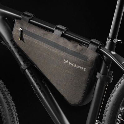8. Wozinsky Bicycle Frame Bag 3.5L Gray (WBB15BK)