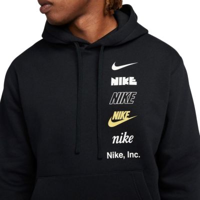 5. Nike Men's Hoodie Club BB PO Hoodie Mlogo DX0783-010