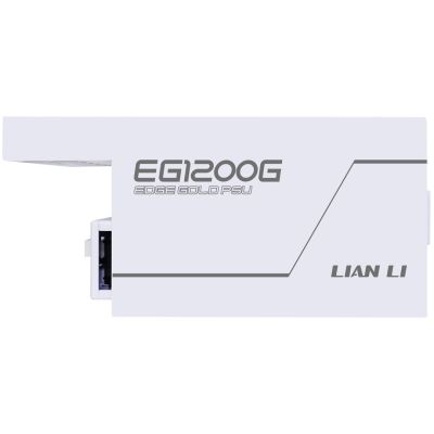 10. Lian Li EDGE GOLD 1200 80 PLUS Gold Netzteil, PCIe 5.1, ATX 3.1 - 1.200 Watt, weiß, incl. USB-Hub