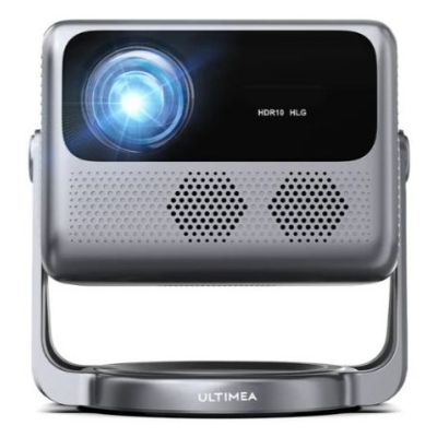 2. Ultimea Nova C40 Short Throw Projector 600 ANSI Lumens LCD 4K (4096x2400) Silver