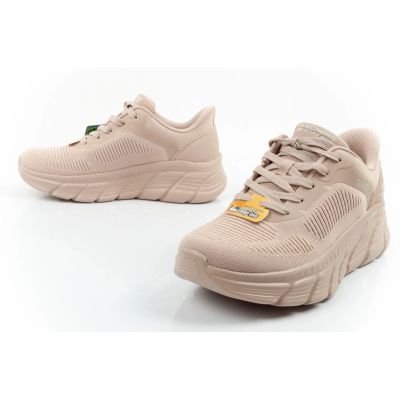 8. Skechers women's sports shoes Bobs B Flex SLIP-INS beige comfortable