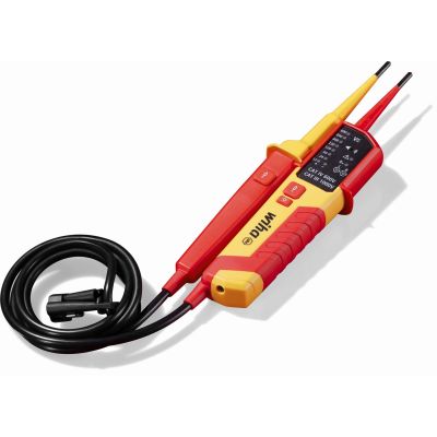 9. Wiha 45217 Voltage Tester Red, Yellow