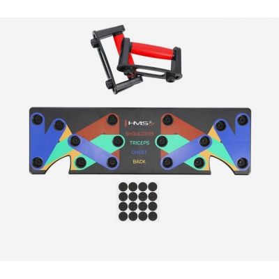 HMS PU10 multifunctional push-up board red