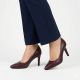 5. Sergio Leone 1336 burgundy pointed toe pumps for women