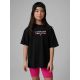 Girls' loose T-shirt with print 4F 4FJRSS26TTSHF4137-20S