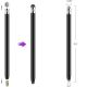 3. Tech-Protect USP100 4-TIP Touch Stylus Passive Pen - Black