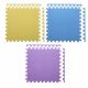 4. One Fitness MP10 Multipack Puzzle Mat Yellow-Blue-Purple