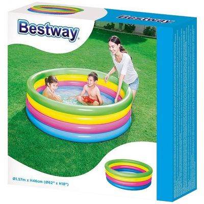 2. Bestway 4 Rings Inflatable Pool 3422 51117