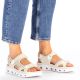 16. Comfortable Velcro sandals Rieker W RKR691 beige