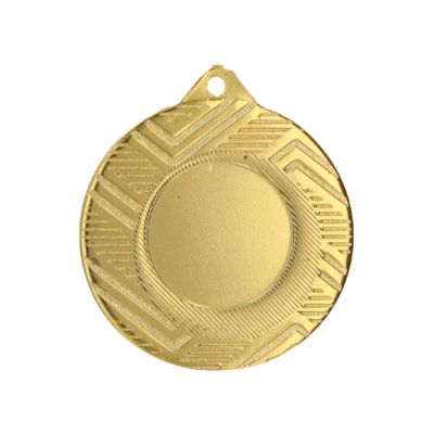 General gold medal with space for a 25 mm emblem – steel medal