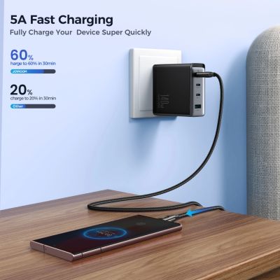 5. Joyroom Pioneer Series SA31-CC5 USB-C / USB-C 240W Cable 1.2m - Black