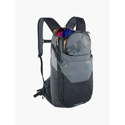 4. EVOC Ride 12 carbon grey/black cycling backpack