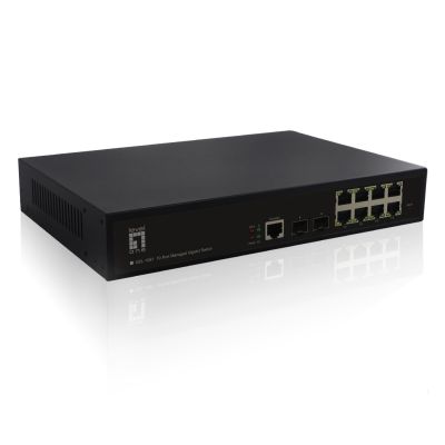 3. 10-port managed gigabit switch L2, 2x GE SFP Manufacturer: LEVELONE (GEL-1061V2)