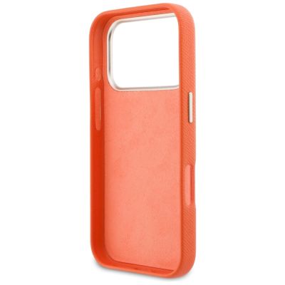 7. Guess FW Resin Logo Case for iPhone 17 Pro Max - Orange