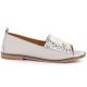 3. Women's leather open-toe shoes in beige Potocki JE19397