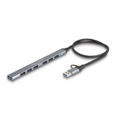 2. DeLOCK 64273 Hubs and Hubs USB 3.2 Gen 1 (3.1 Gen 1) Type-C 5000 Mbit/s Gray
