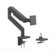 5. Manhattan 462570 Monitor Holder/Stand 124.5 cm (49") Desk Black