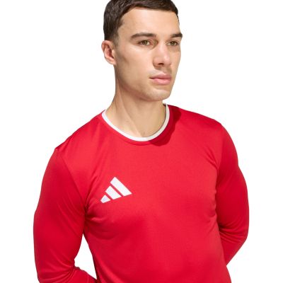 5. adidas Entrada 26 Long Sleeve Jersey Men's T-Shirt Red KF5847
