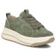 Filippo DP7959 green leather platform sneakers