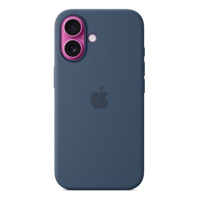 2. Apple iPhone 16 Silicone Case with MagSafe - Denim