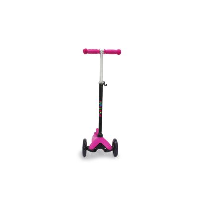 2. Jamara 460497 Scooter Kids Three-Wheel Scooter Black, Pink