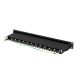 4. LANBERG PATCH PANEL 19" 24 PORT 1U CAT.7 FTP BLACK PPS7-1024-B