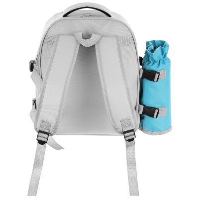 15. THERMAL PICNIC BACKPACK BLUE AND GREY 25L ENERO CAMP