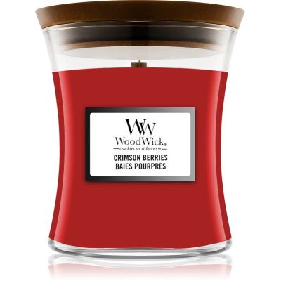 RIMSON BERRIES WOODWICK Medium Candle