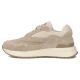 3. Leather sneakers suede beige shoes Filippo DP7728/26