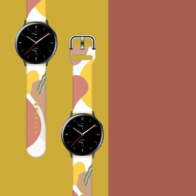 3. Strap Moro for Samsung Galaxy Watch 45 / 46 / 47 mm silicone bracelet watch band - pattern 7