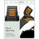 9. Spigen Athlex Air Band for Google Pixel Watch 41 mm – Black-Orange