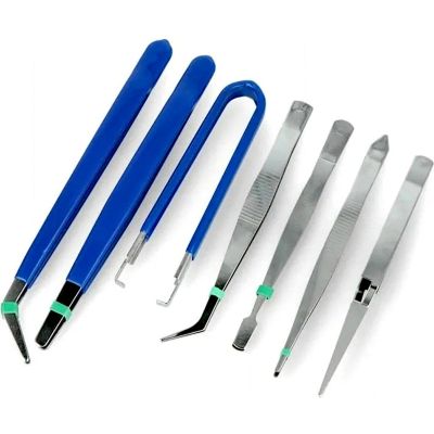 4. KINZO TWEEZERS SET 7 PCS