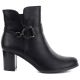 2. Women's insulated ankle boots with a block heel, black M.Daszyński SA125-32