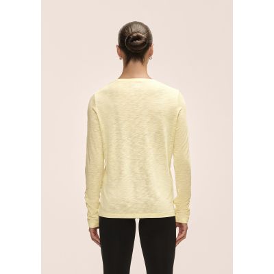 5. Casall Soft Texture Long Sleeve Women's Training T-Shirt Yellow