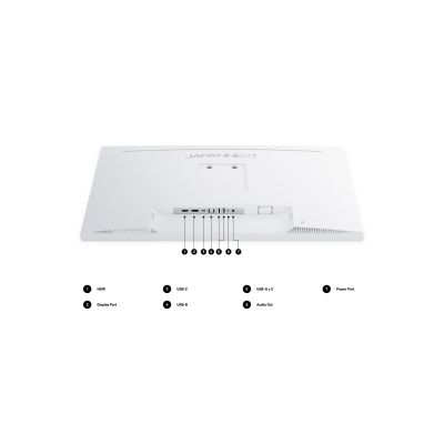 7. JAPANNEXT 68.5 cm JN-IPS270UHD60F-C65W-HSP-W HDMI/DP UHD monitor
