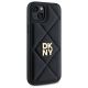 4. DKNY Quilted Stack Logo iPhone 15 Plus Case - Black