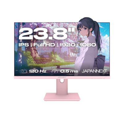 Monitor JAPANNEXT 60.5cm JN-I238FHD120F-HSP-PK 16:9 HDMI pink FHD